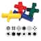 Creativity Street 12 Assorted Patterns Dough Extruders Set